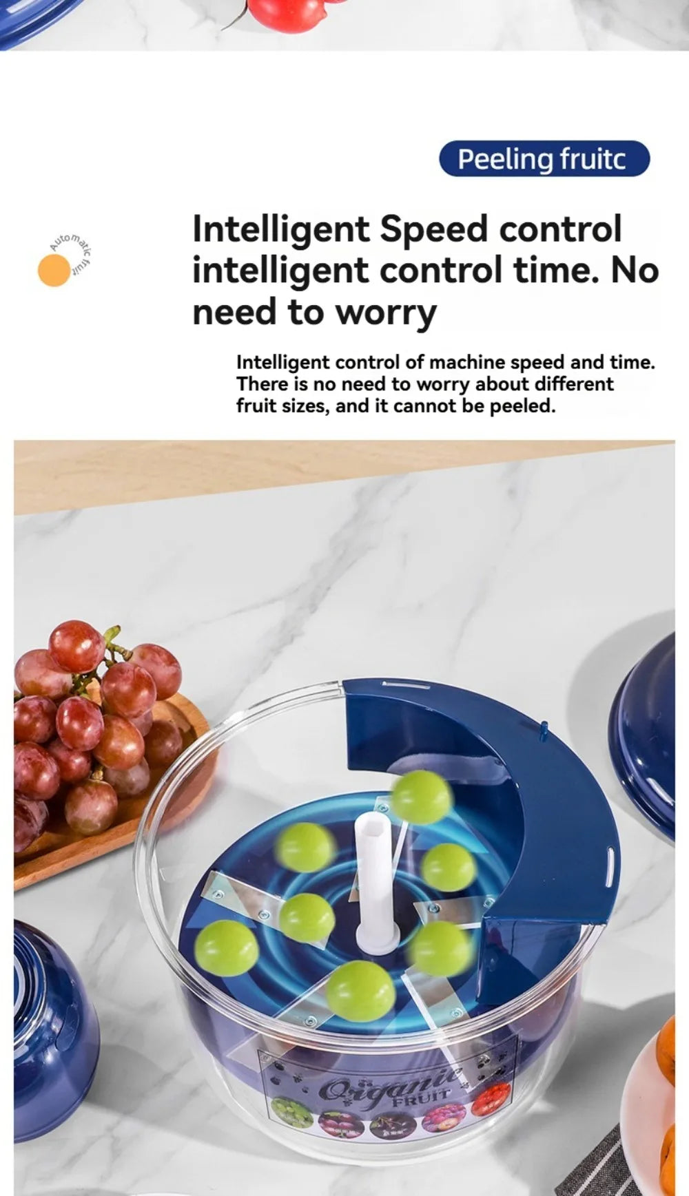 One-Touch Electric Fruit Peeling Machine