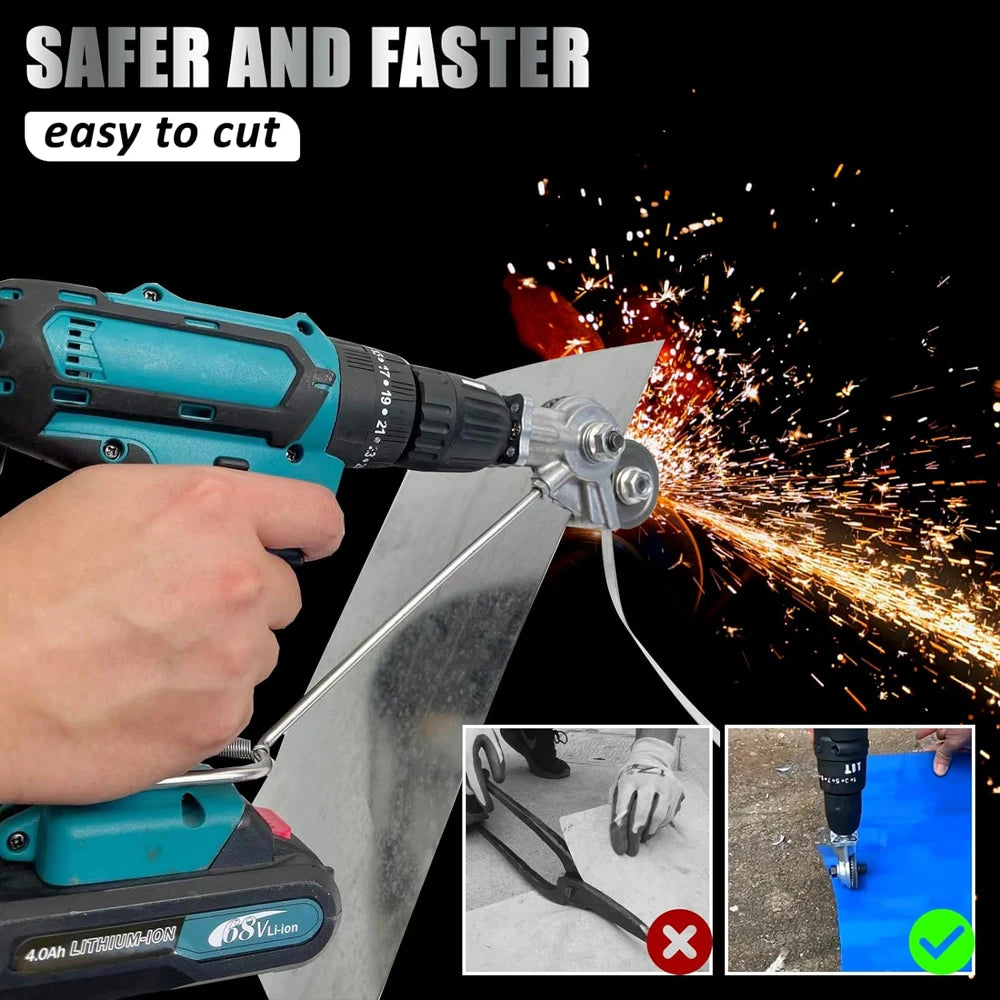 Electric Drill Sheet Metal Cutter Tool