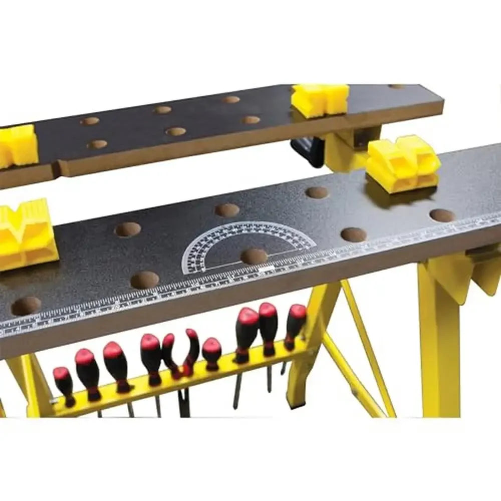 Folding Workbench with Clamp System