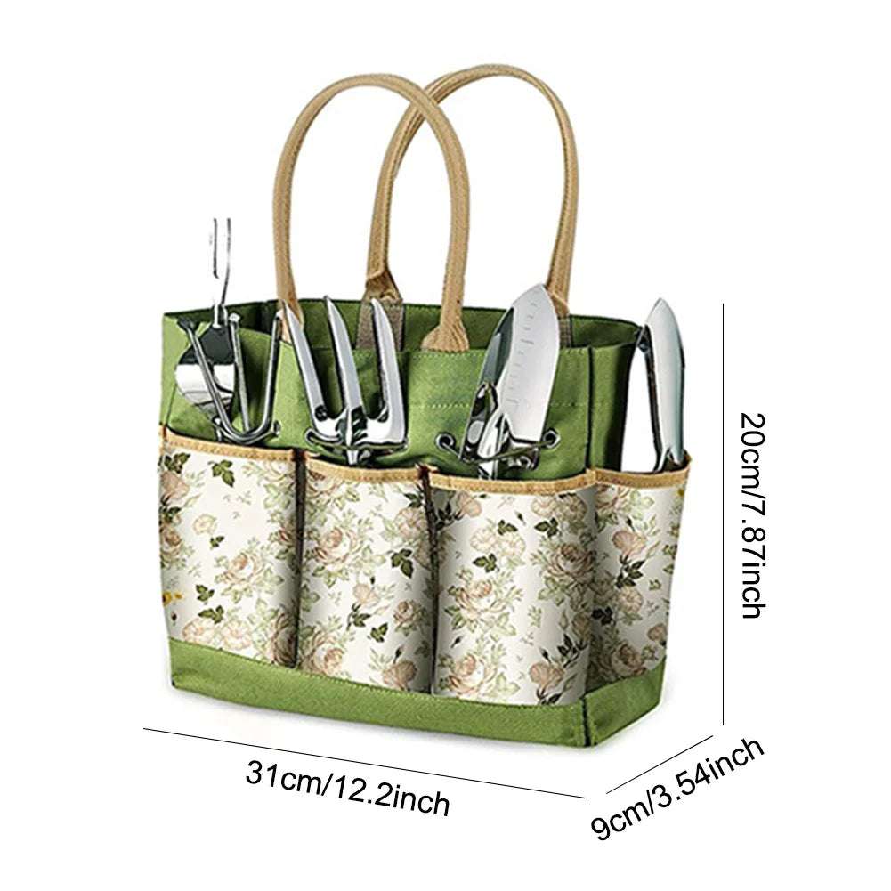 9PCS Garden Tool Set with Tote Bag