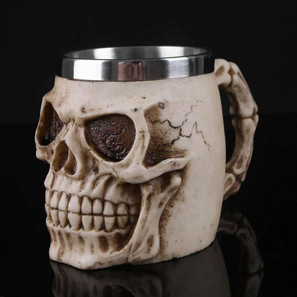 500ml Viking Style Wooden Insulated Mug