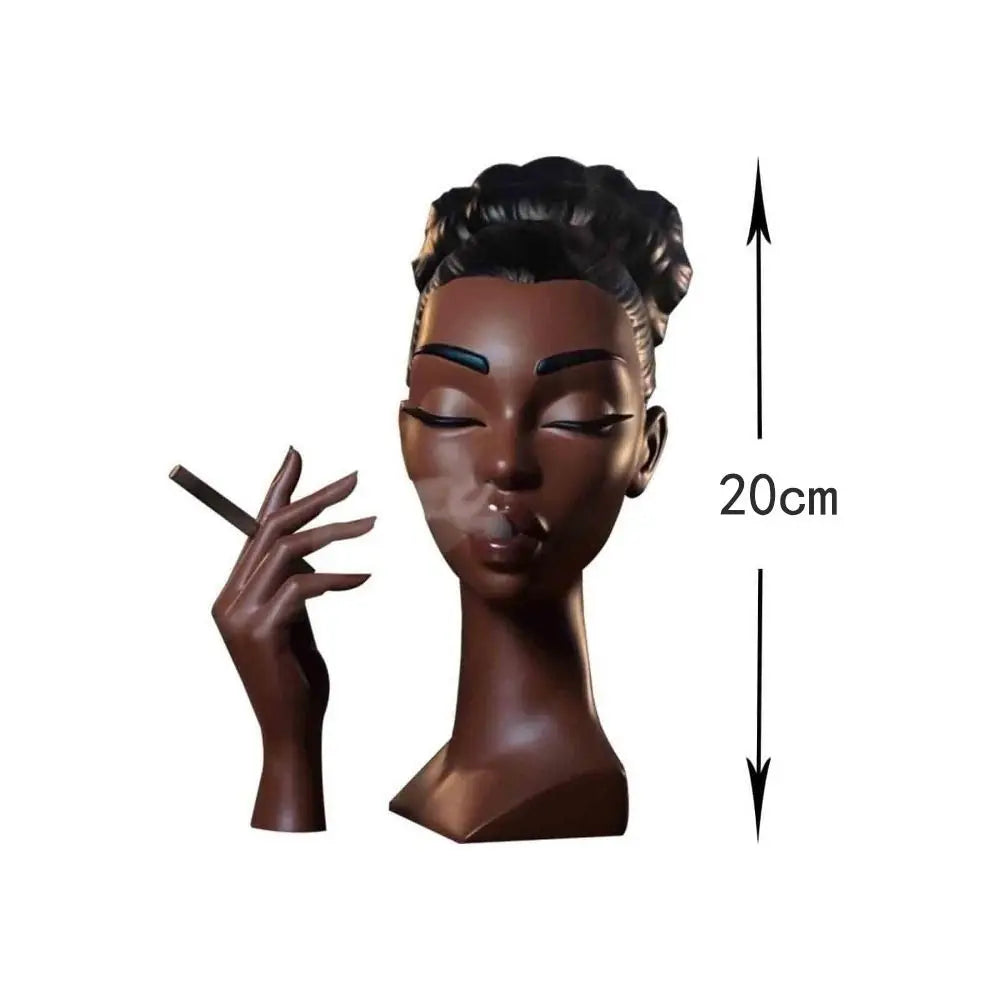 NEW Black Woman Head Incense Burner