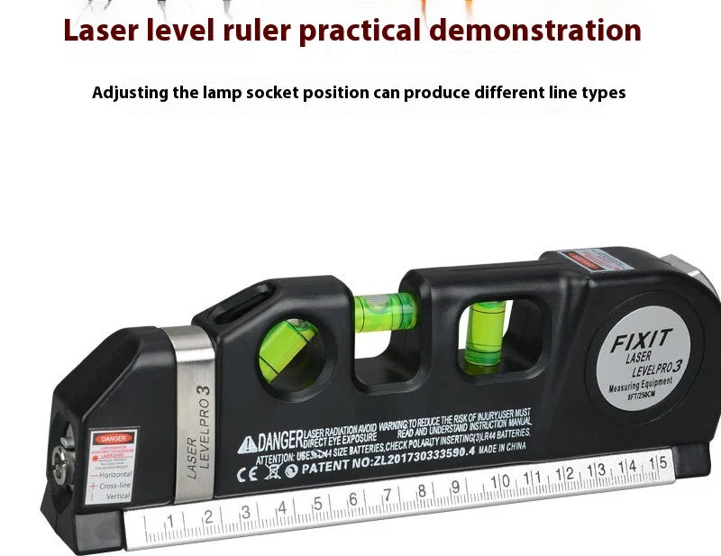3-in-1 Magnetic Laser Level Tool