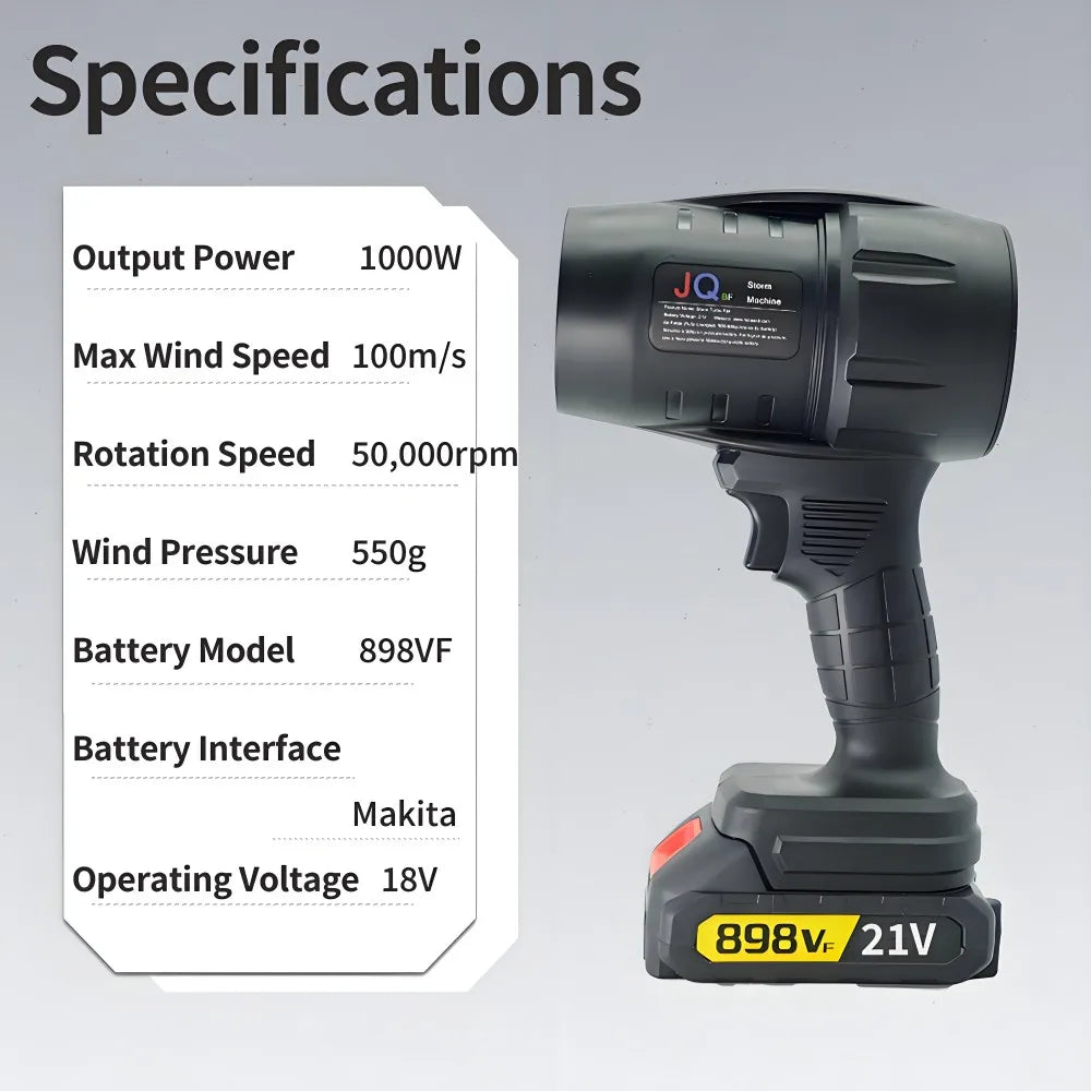 Cordless High-Power Multi-Purpose Turbo Fan