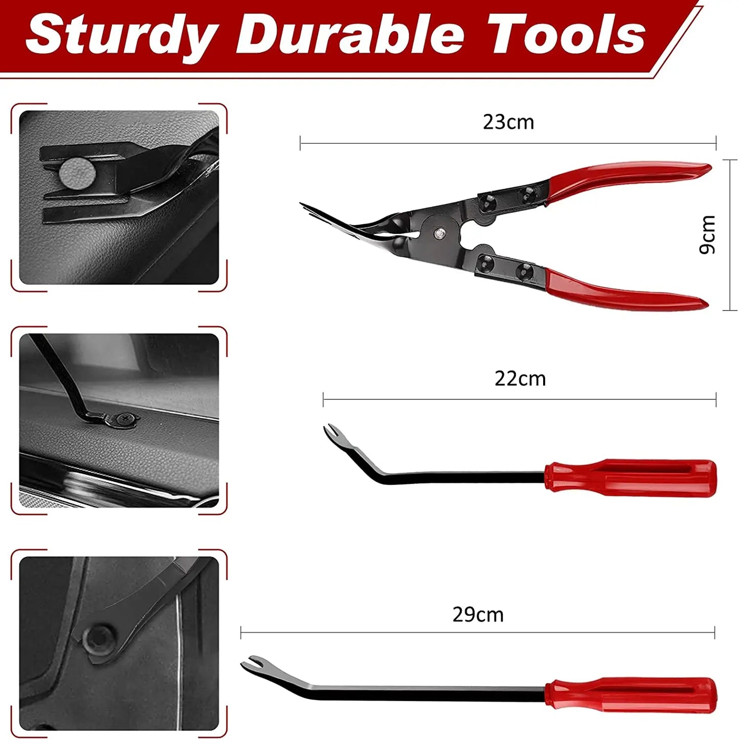 38PCS Car Trim Removal Tool Kit with Clips