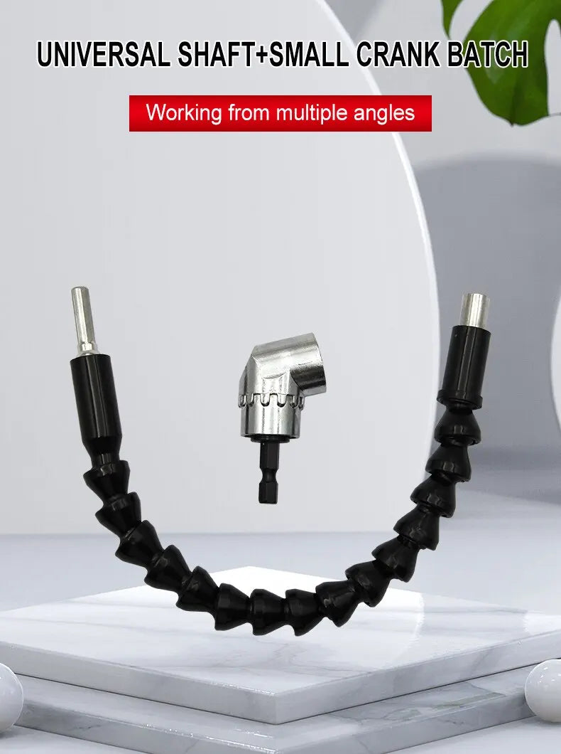 105° Drill Angle Adapter + 300mm Flexible Shaft Set