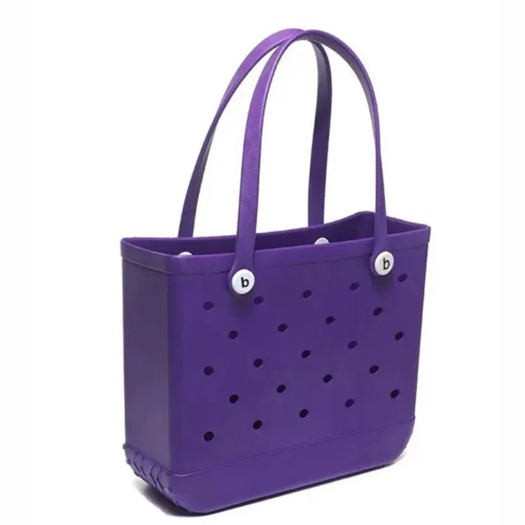 Waterproof EVA Rubber Tote Bag – M/L/XL Beach & Picnic Basket