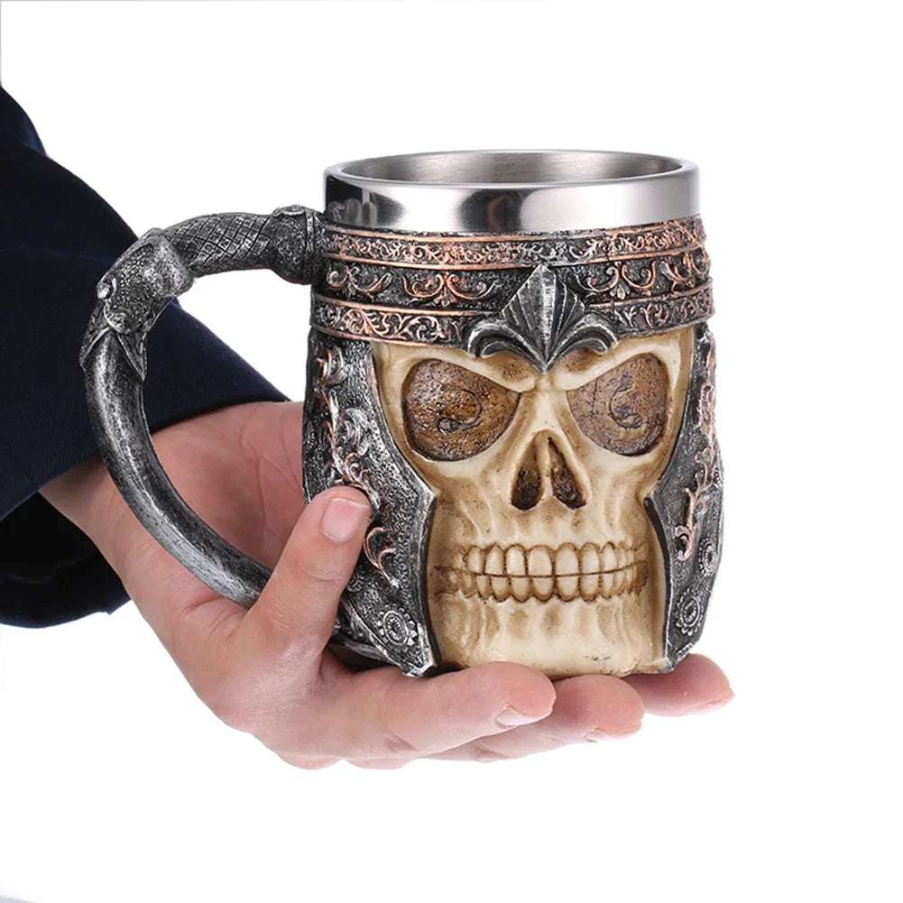 500ml Viking Style Wooden Insulated Mug