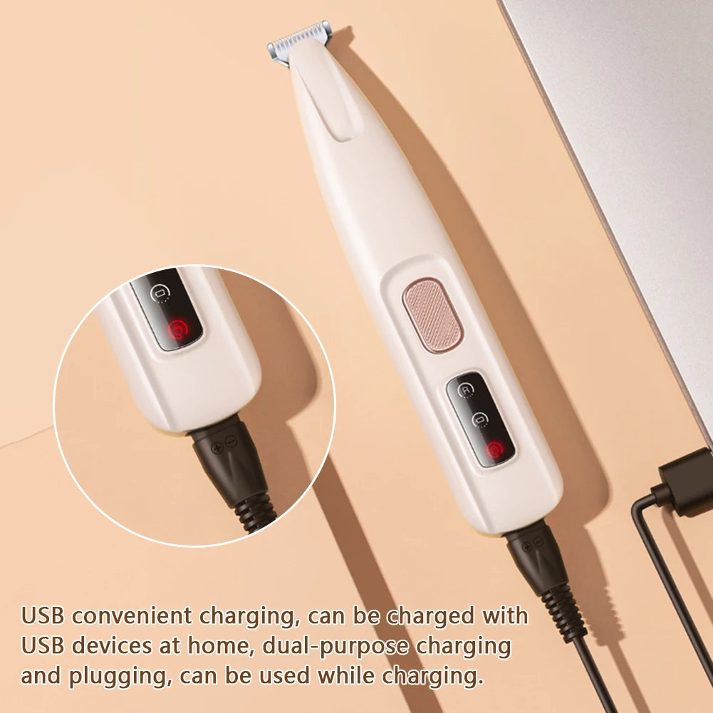 Rechargeable Pet Paw Trimmer LED