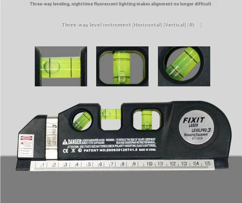 3-in-1 Magnetic Laser Level Tool