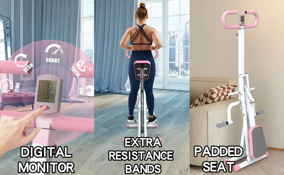 Compact Foldable Home Squat Machine