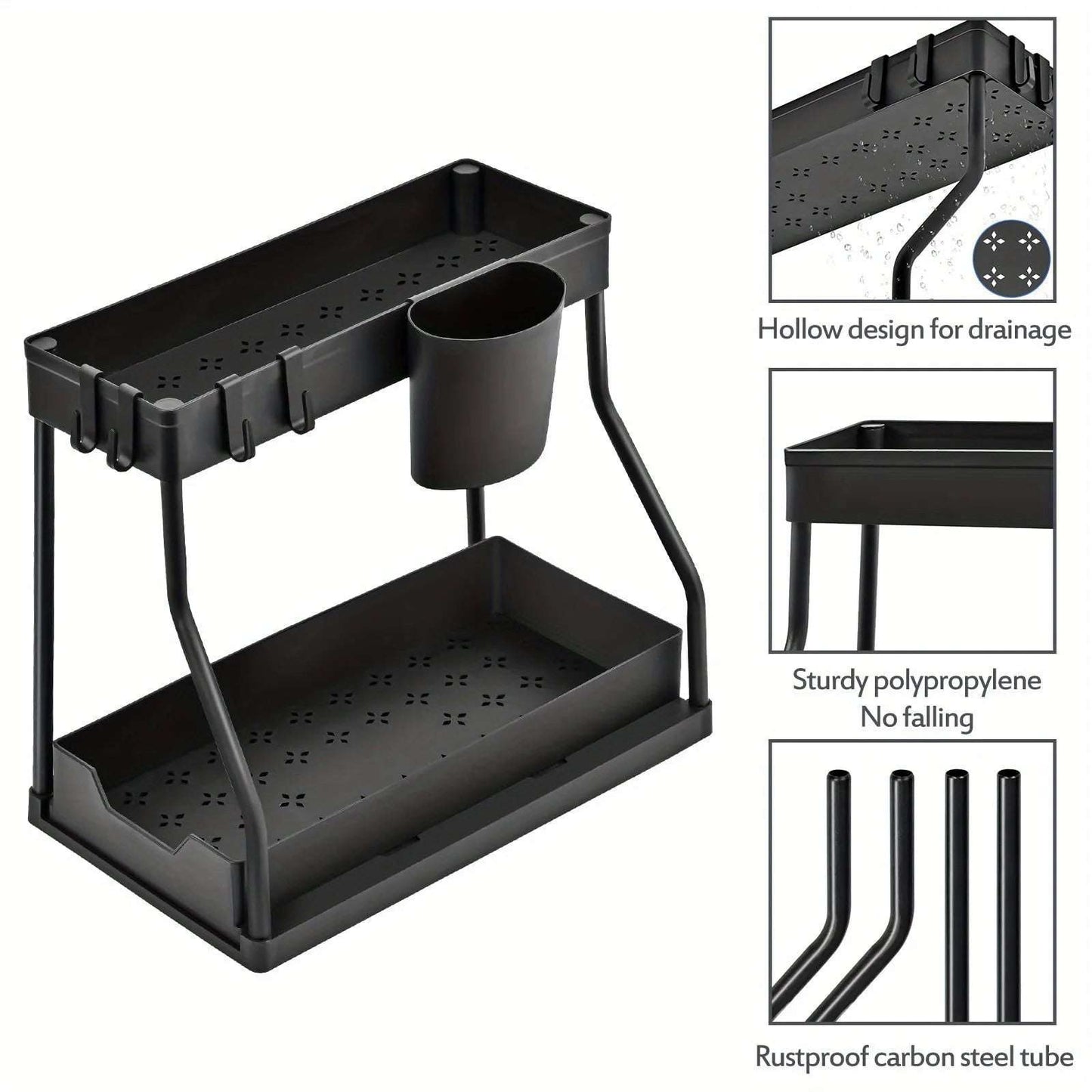 Multi-Tier Kitchen Utensil & Spice Organizer