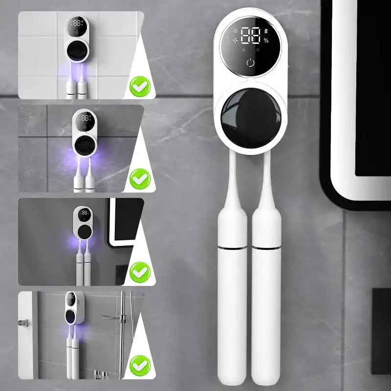 UV Toothbrush Sanitizer & Smart Charger