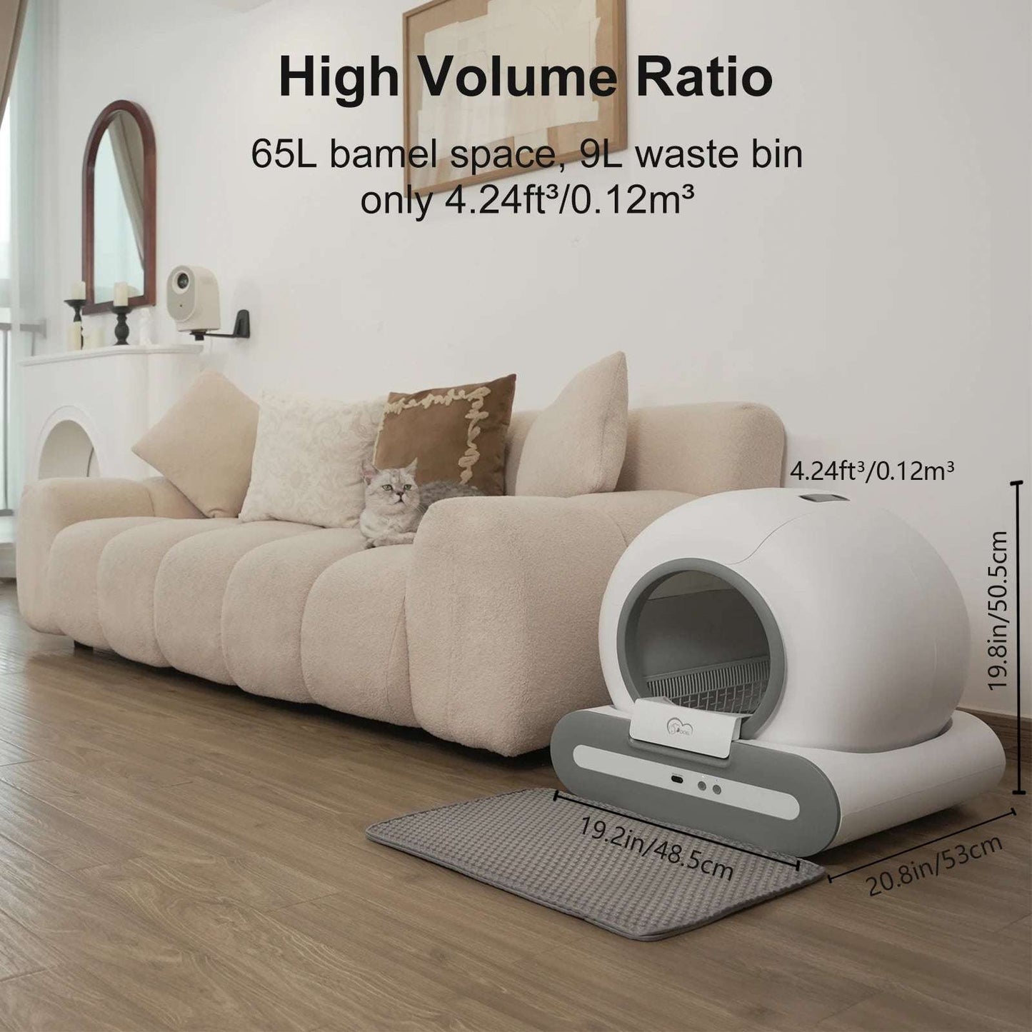 Smart Self-Cleaning Cat Litter Box