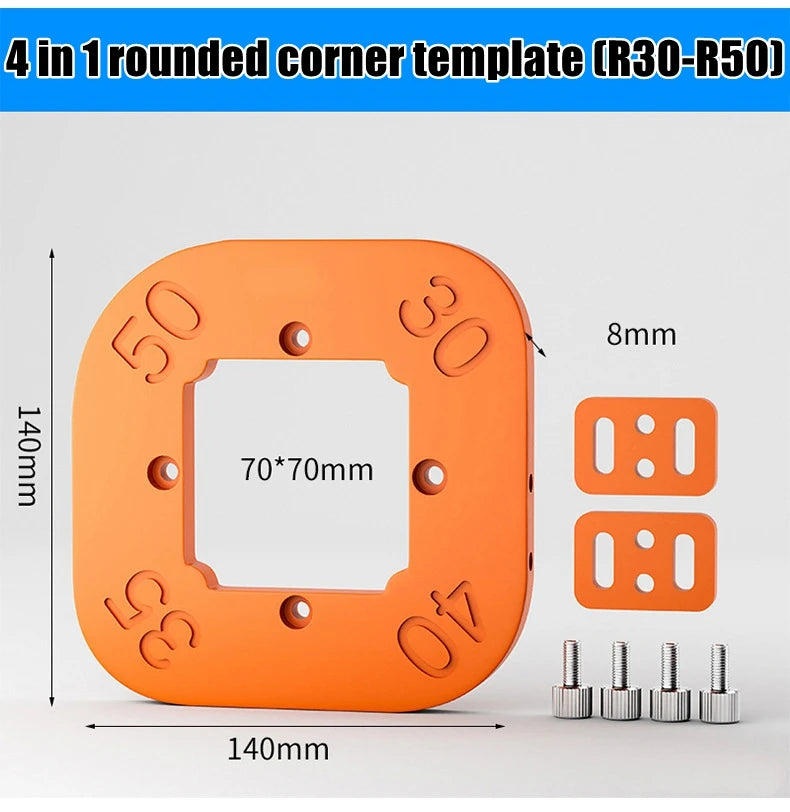 4-in-1 Woodworking Corner Template Tool