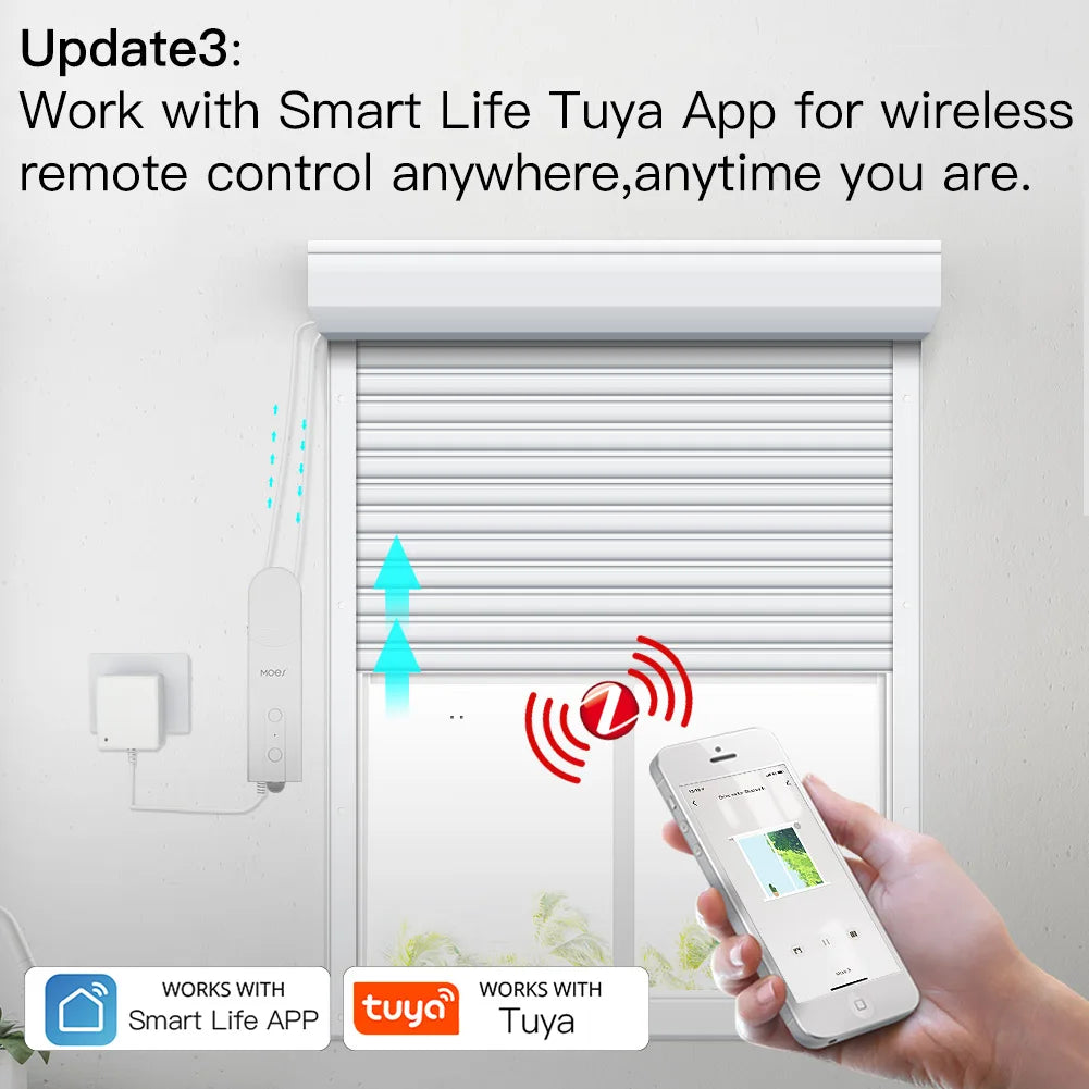 Zigbee Smart Roller Shade Opener