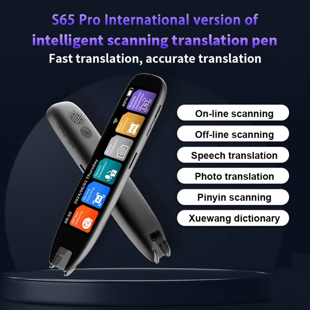 NEW Intelligent Scanning Translation Pen S65 Pro