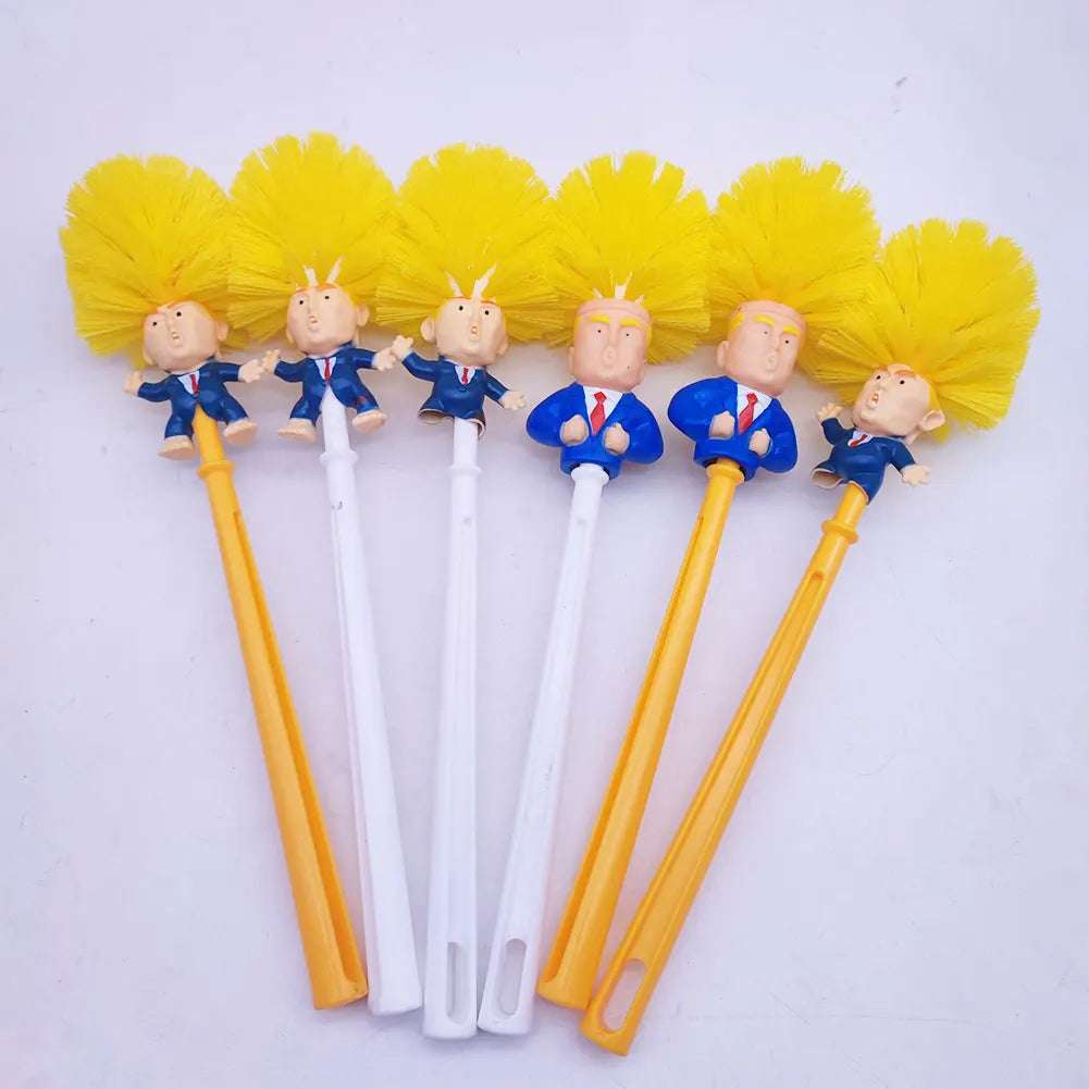 Funny Trump Toilet Brush Set