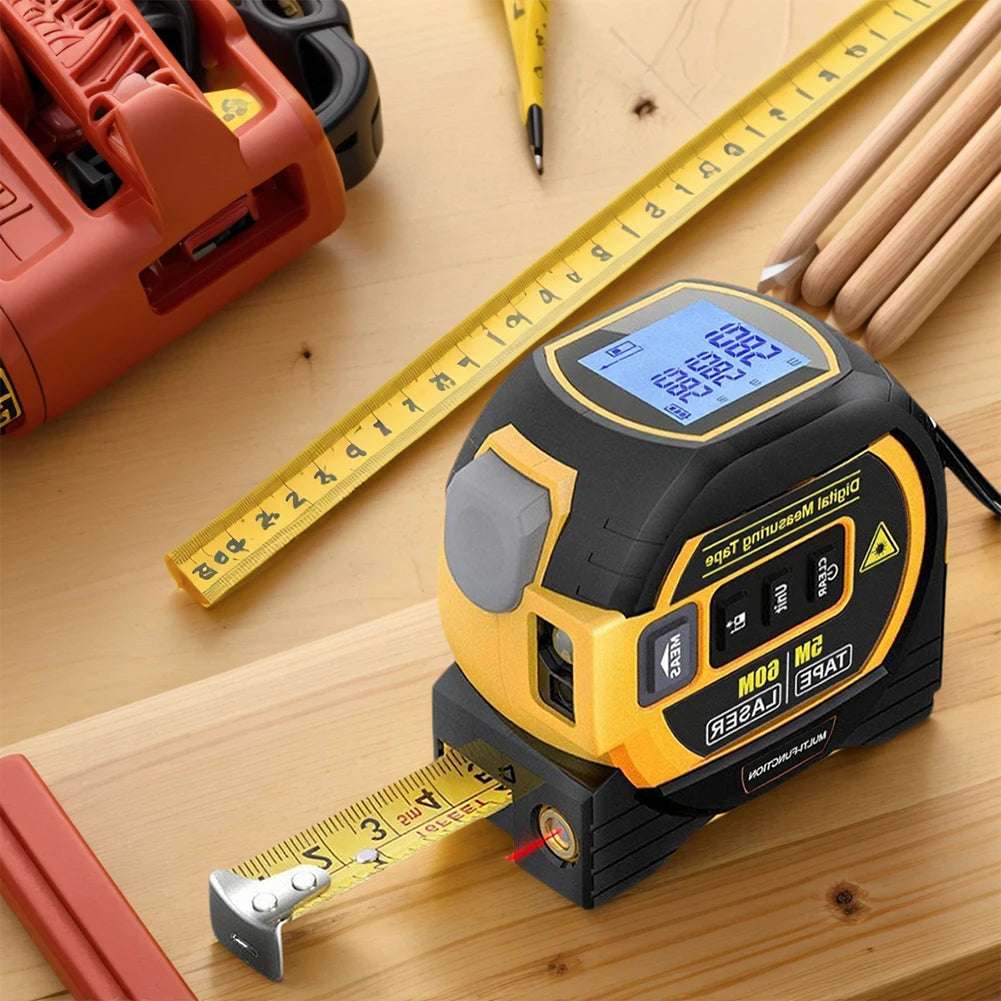 3-in-1 Digital Laser Tape Measure Tool