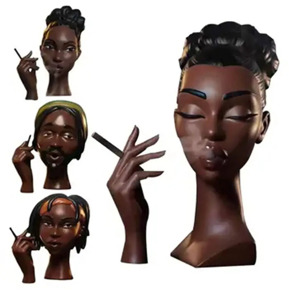 NEW Black Woman Head Incense Burner