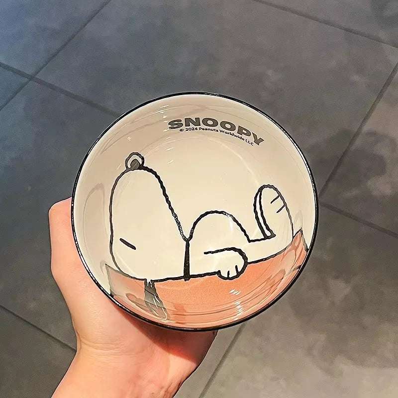 Snoopy Ceramic Bowl Set – 4pcs Gift Box