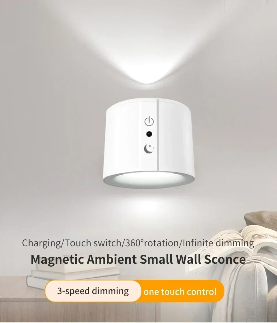 Dual-Sided Magnetic LED Wall Lamp