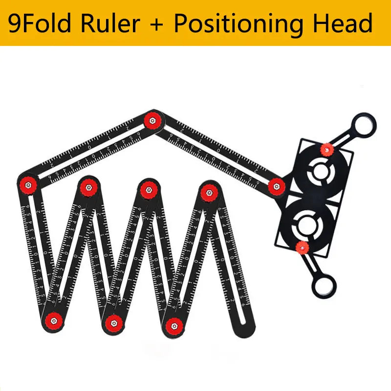 Precision Folding Aluminum Angle Ruler