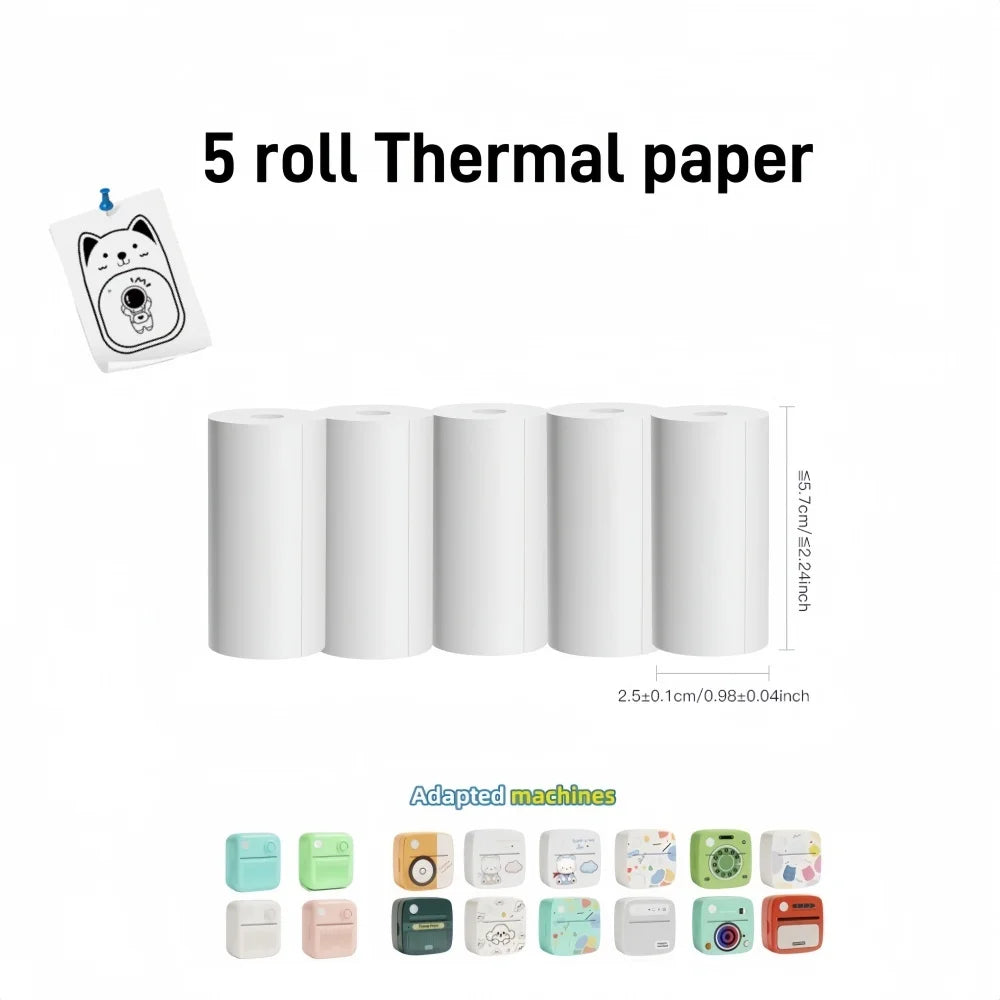 Mini Wireless Thermal Printer – Inkless Pocket Sticker Printer