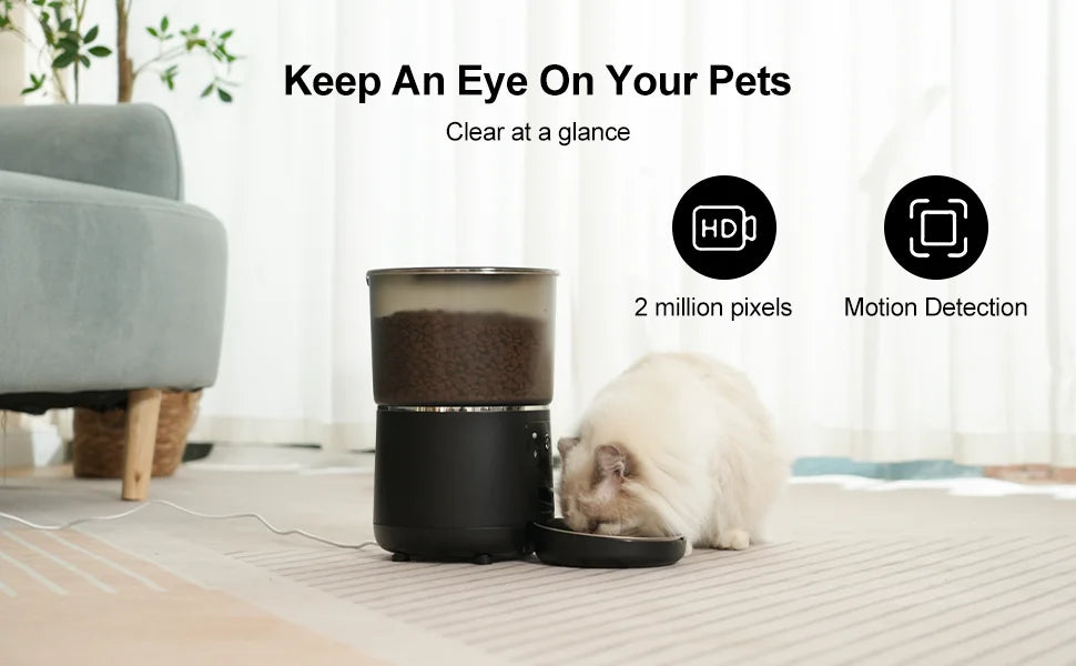 Smart Pet Feeder with HD Camera