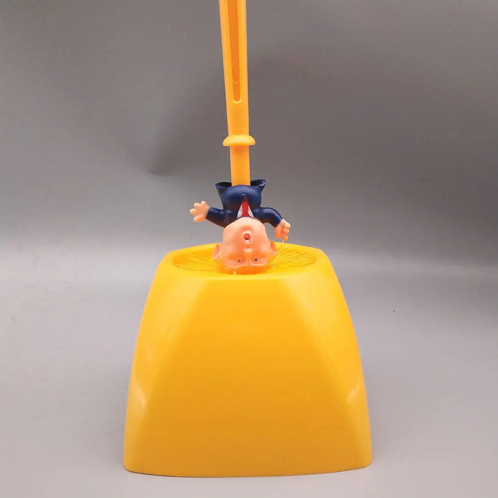 Funny Trump Toilet Brush Set