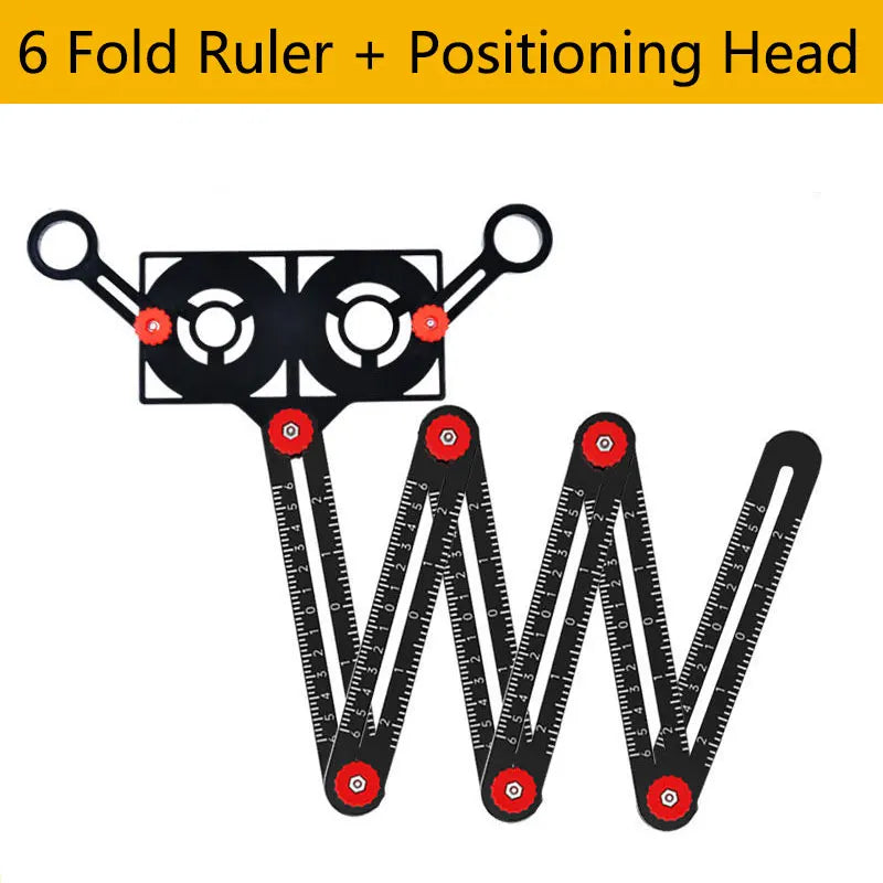 Precision Folding Aluminum Angle Ruler
