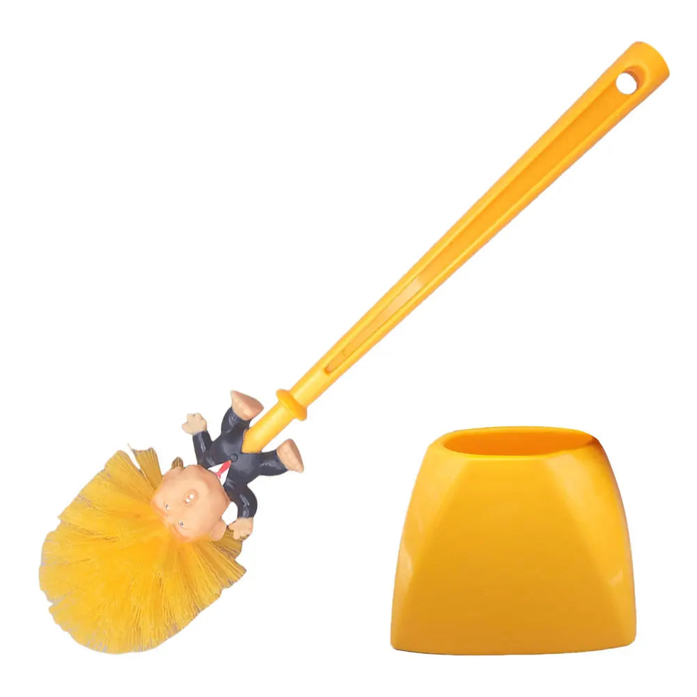 Funny Trump Toilet Brush Set