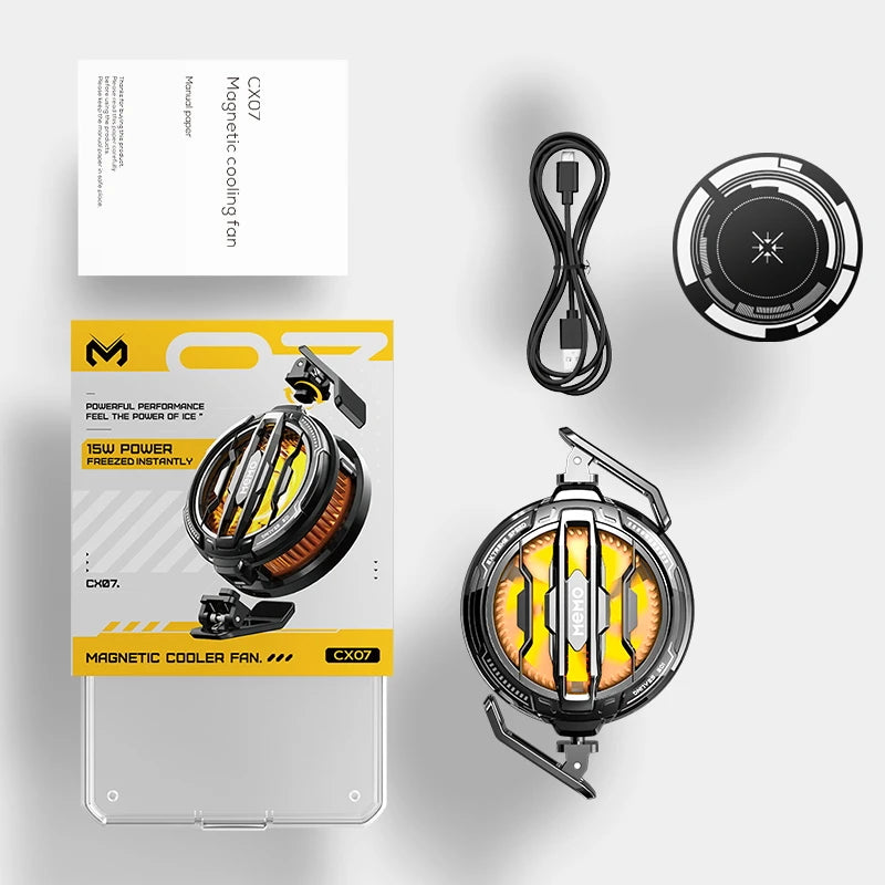 CX07 CX08 Pro Magnetic RGB Phone Cooler