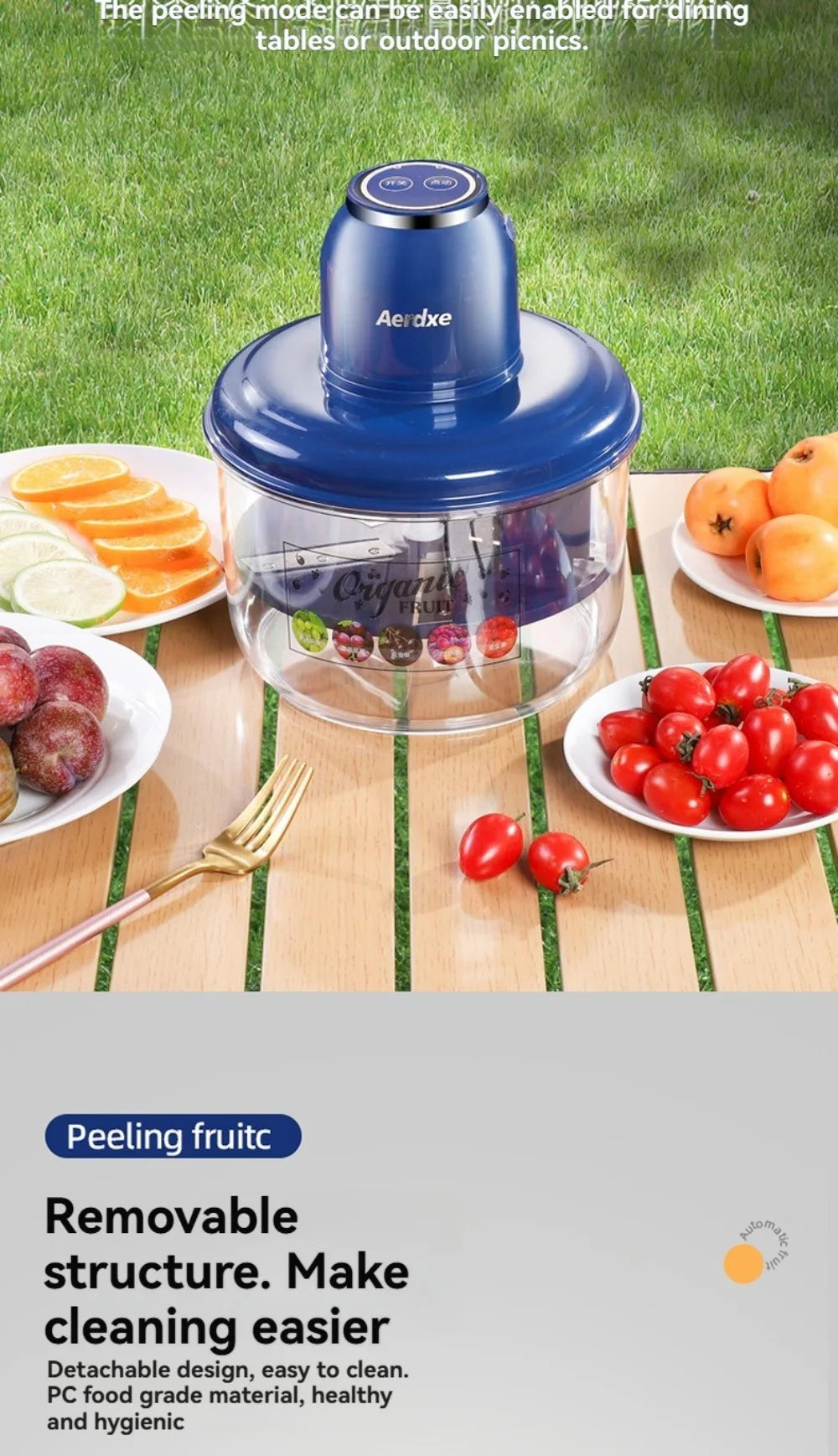 One-Touch Electric Fruit Peeling Machine