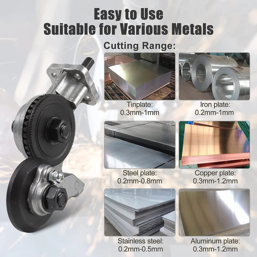 Electric Drill Sheet Metal Cutter Tool