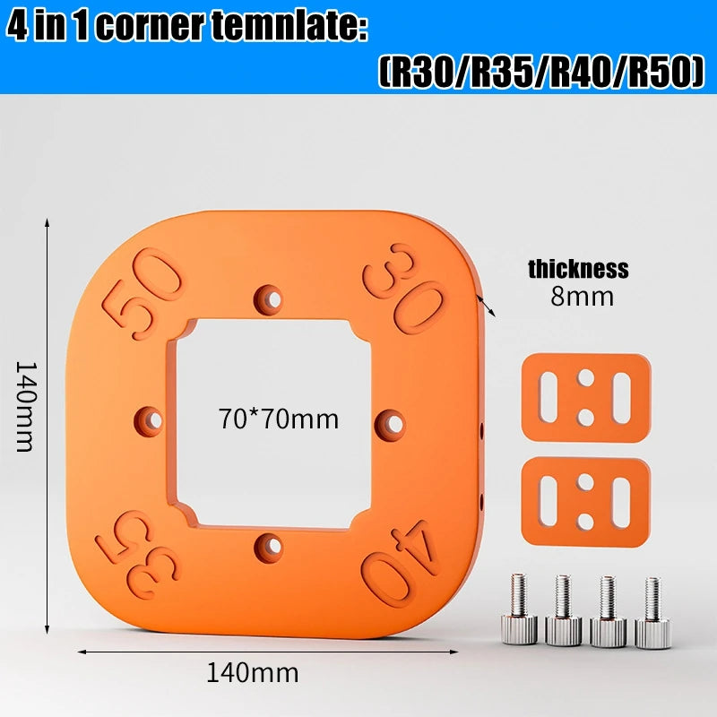 4-in-1 Woodworking Corner Template Tool