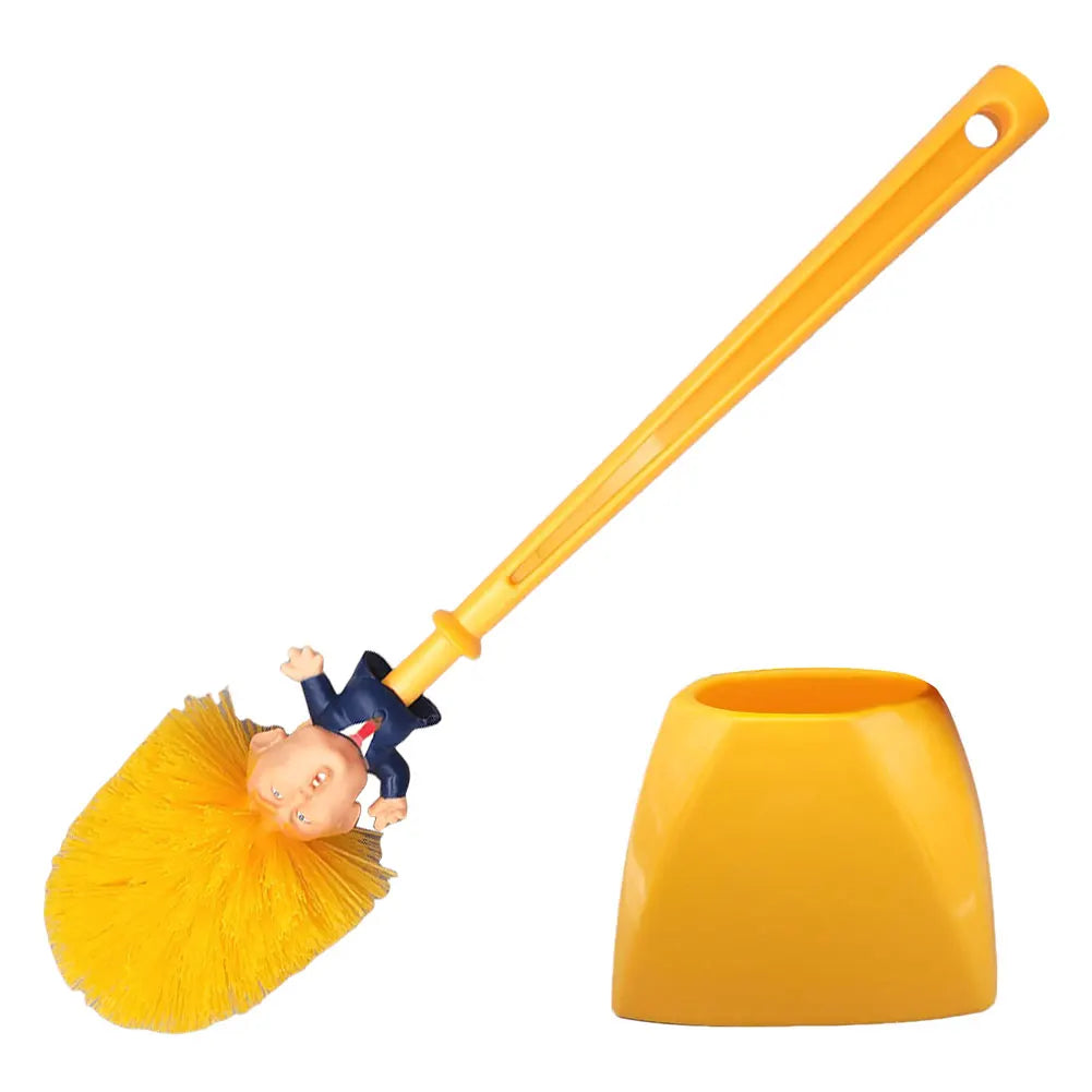 Funny Trump Toilet Brush Set