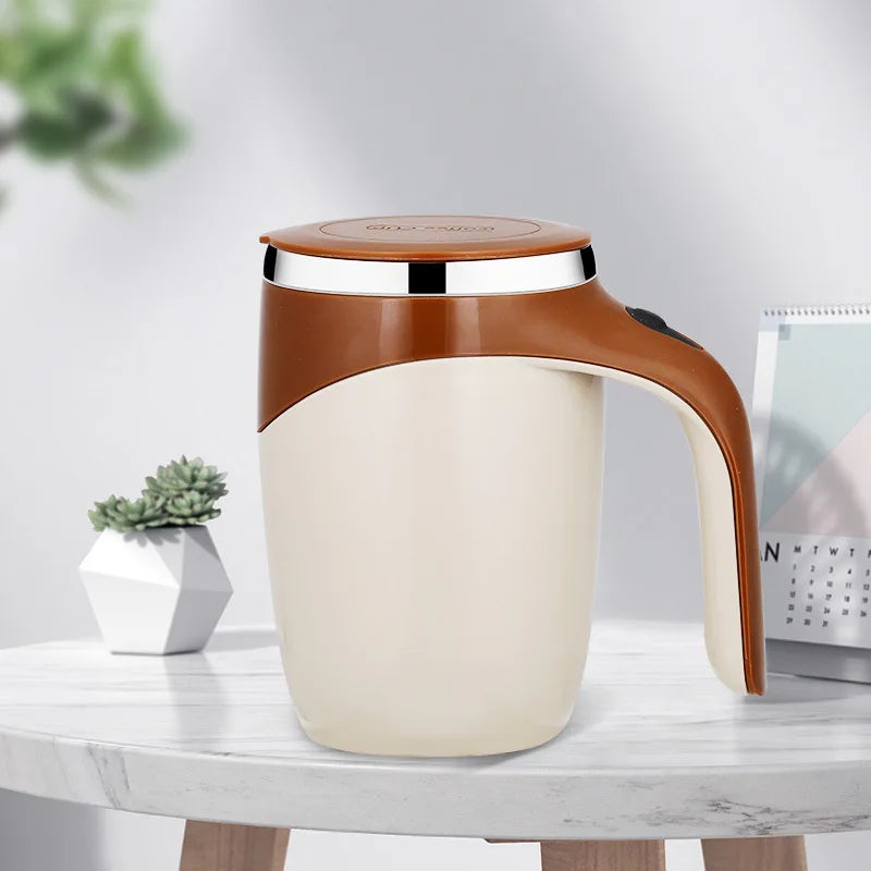 Automatic Cooling and Mixing Mug for Coffee