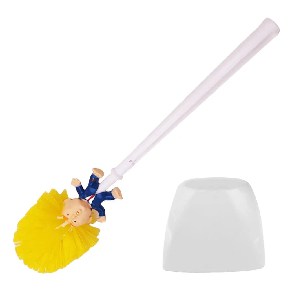 Funny Trump Toilet Brush Set
