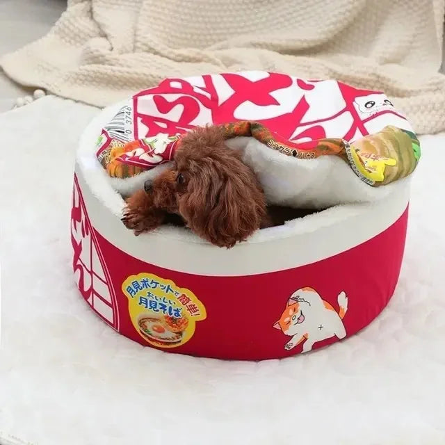 Instant Noodle Pet Bed Nest