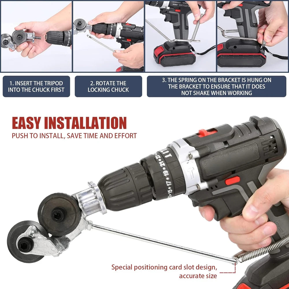 Electric Drill Sheet Metal Cutter Tool