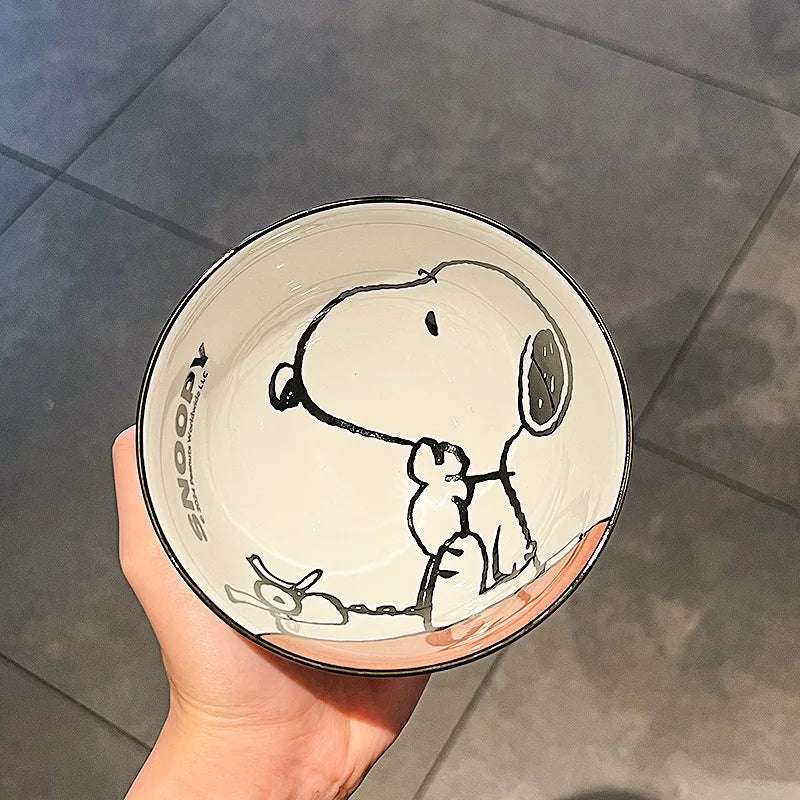 Snoopy Ceramic Bowl Set – 4pcs Gift Box