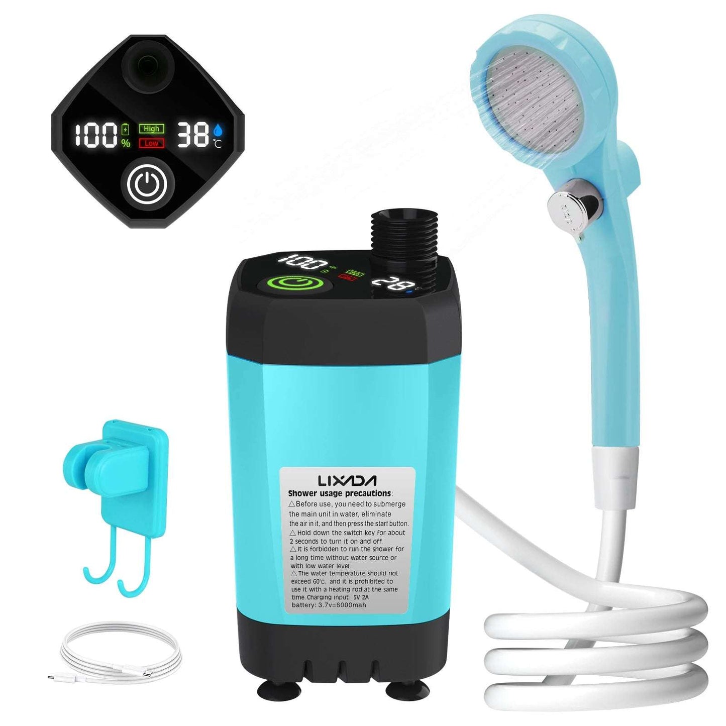 Portable Electric Shower Pump Set