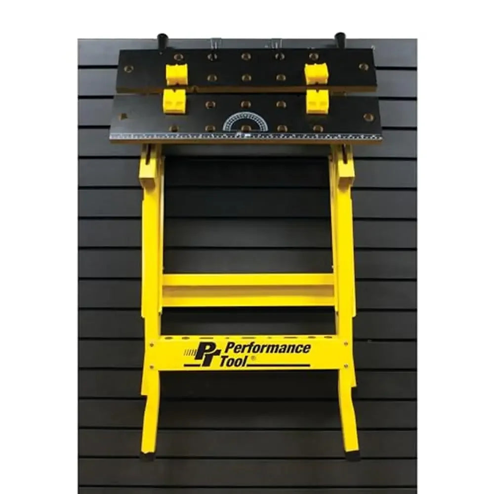 Folding Workbench with Clamp System