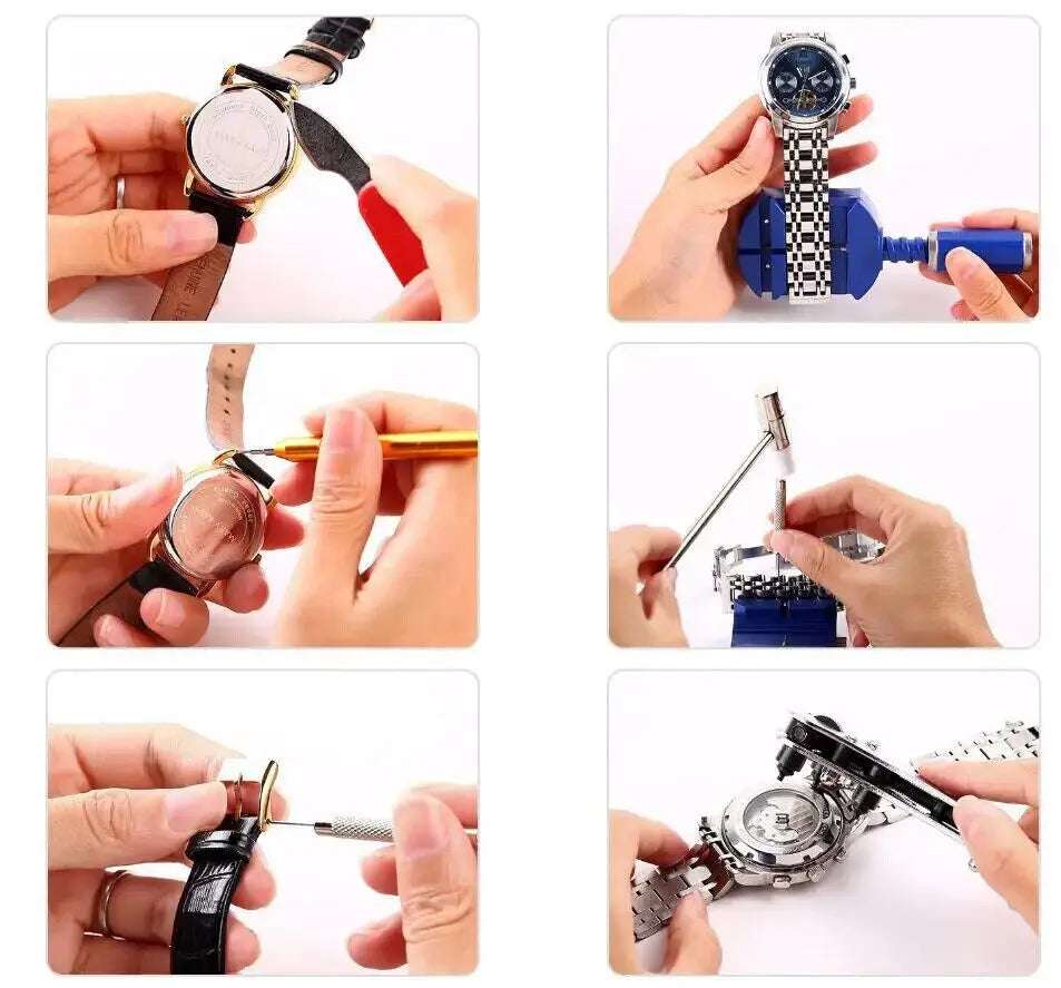 147 & 212PCS Watch Repair Tool Kit – Standard & Premium Set