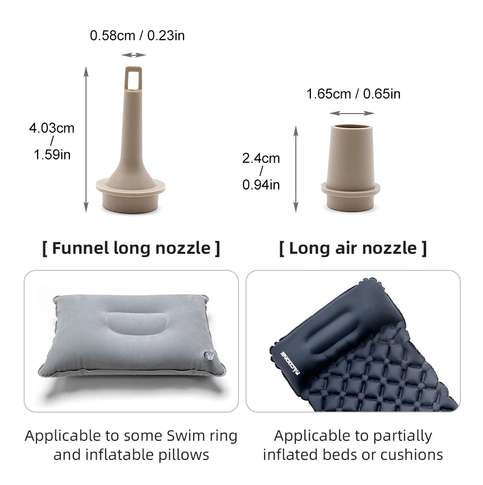 Camping Electric Air Pump with Light