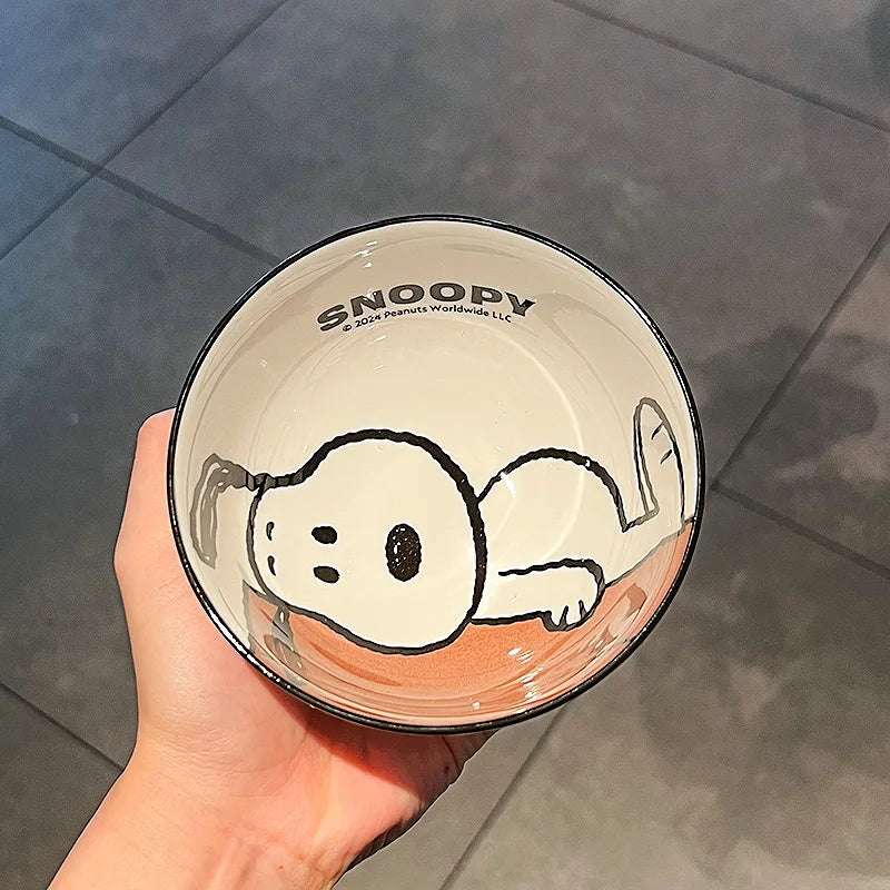 Snoopy Ceramic Bowl Set – 4pcs Gift Box