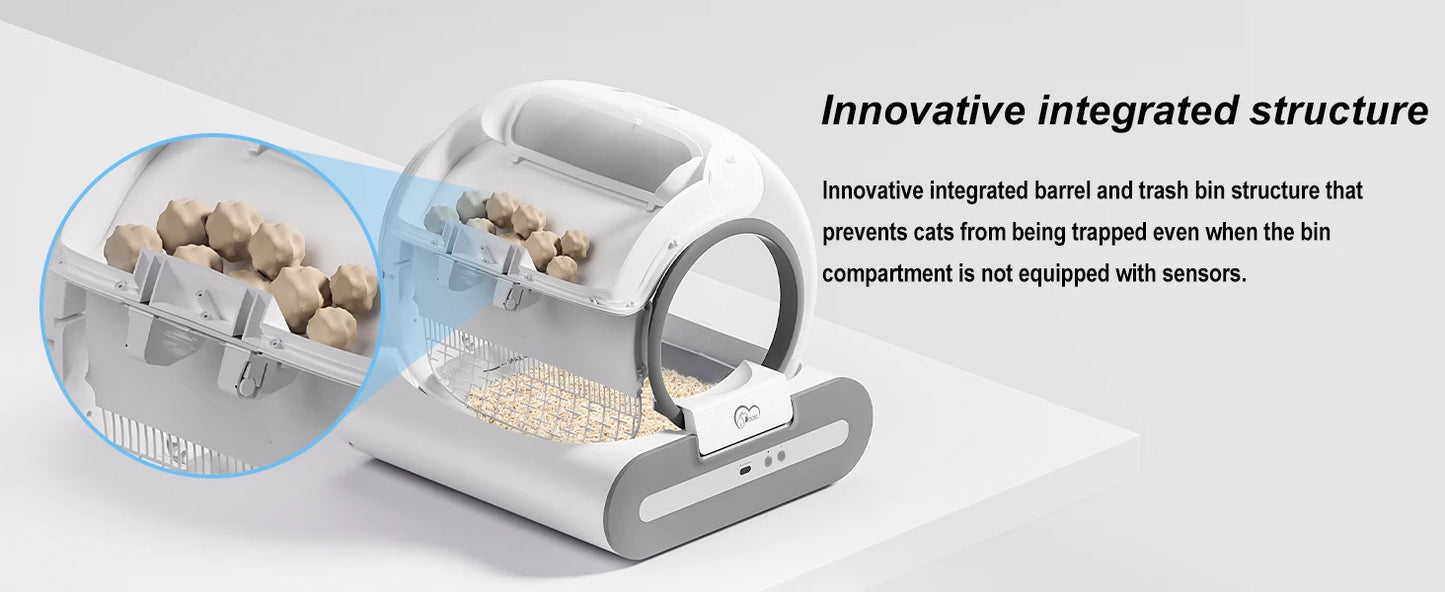 Smart Self-Cleaning Cat Litter Box