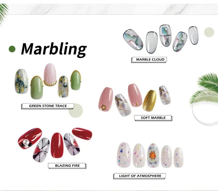 Smart 2400dpi Portable 3D Nail Printer