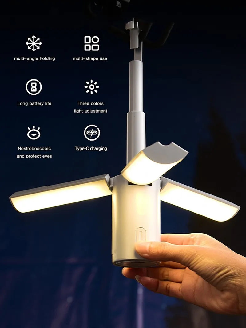 Rechargeable Folding LED Camping Lamp